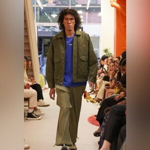 NWT Bobblehaus Nylon Quilted Down Coaches Jacket